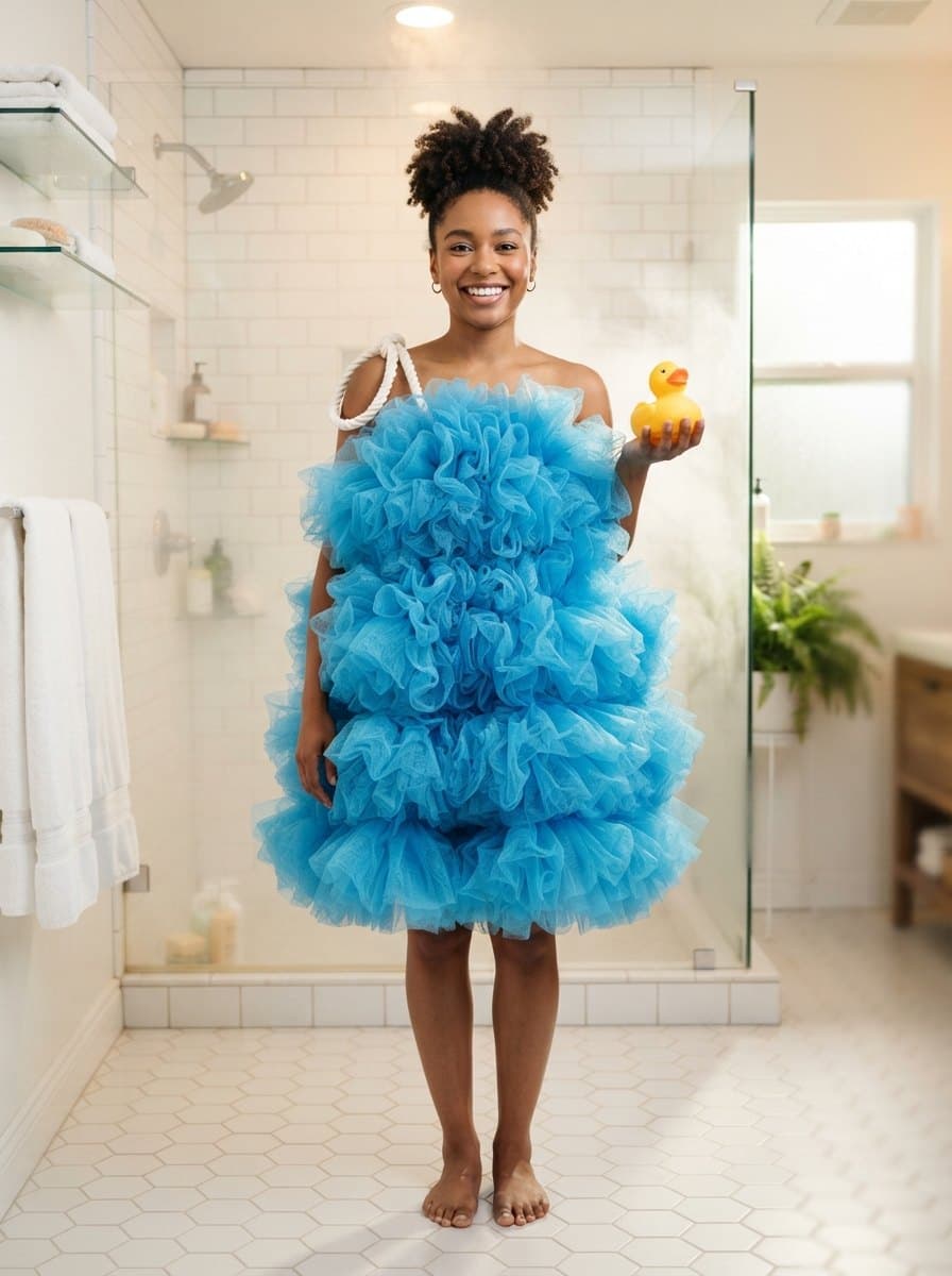 Loofah costume