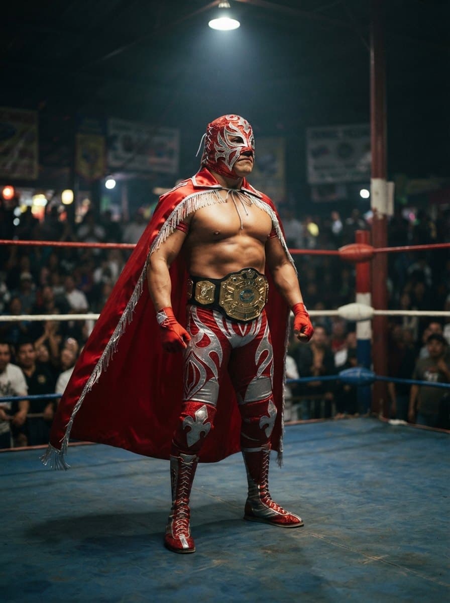 Luchador costume — example look
