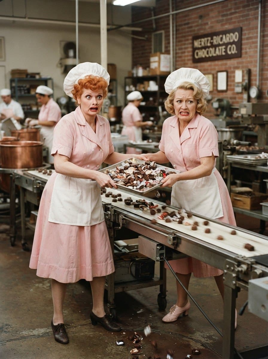 Lucy and Ethel costume