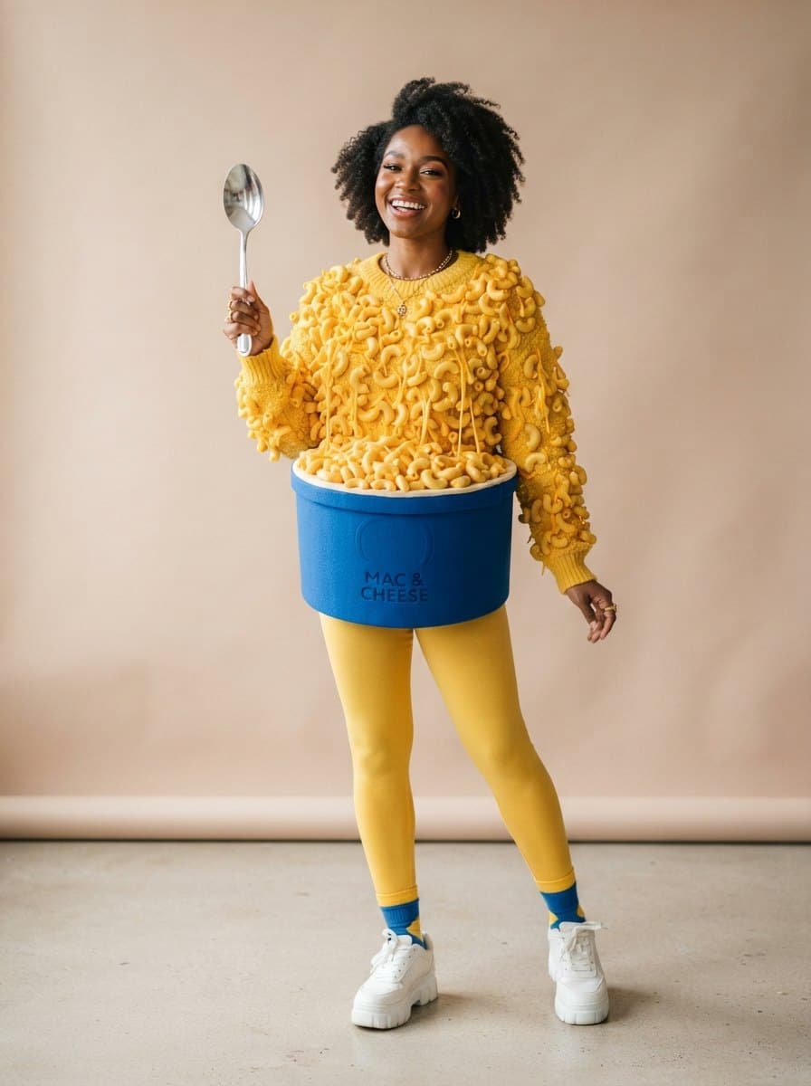 Mac and Cheese costume — example look