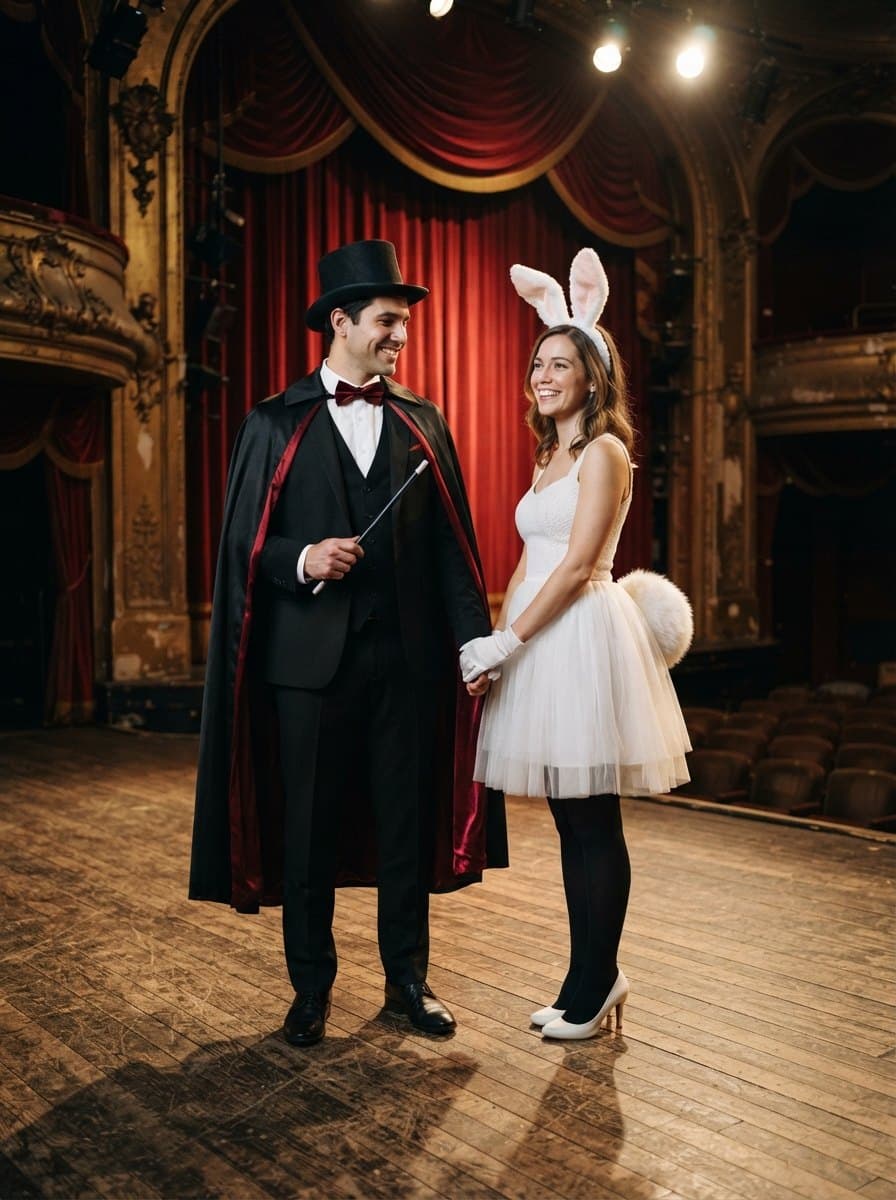 Magician and Rabbit costume
