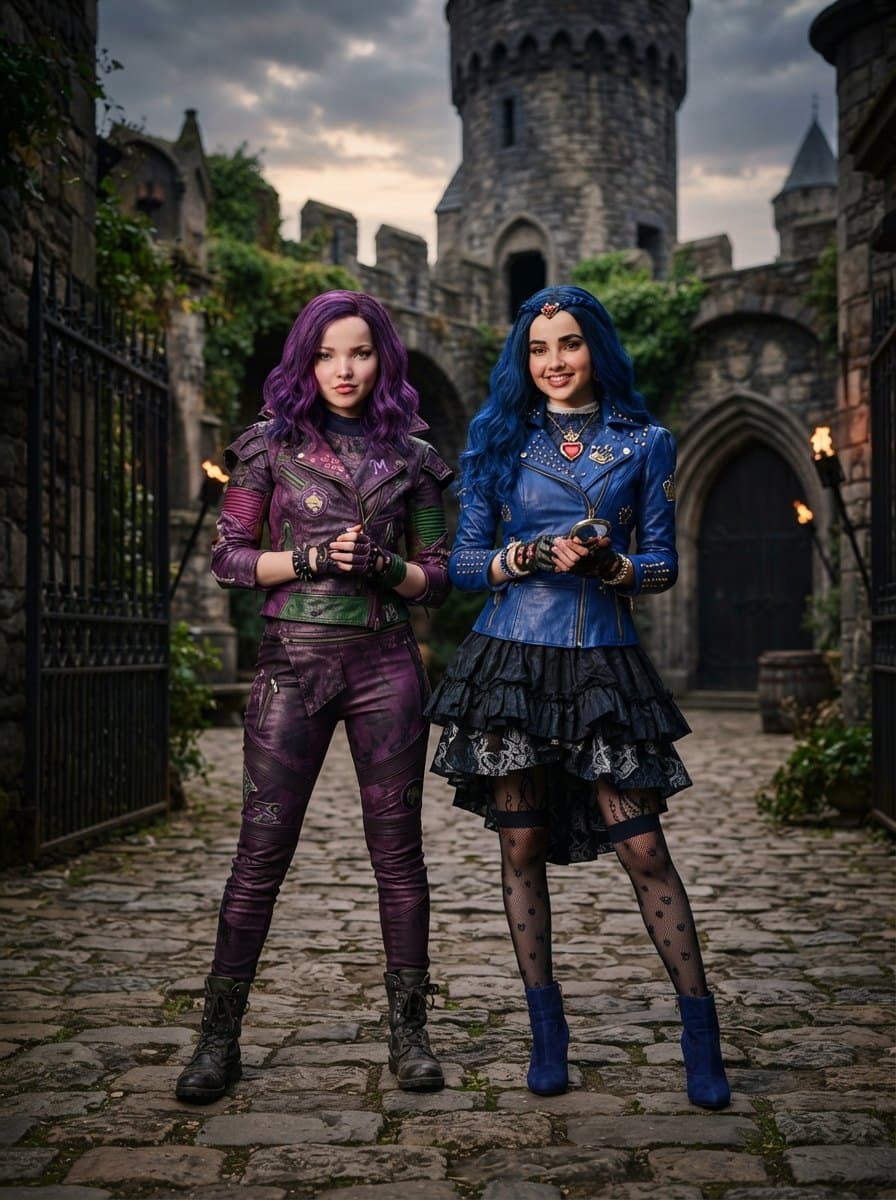 Mal and Evie costume