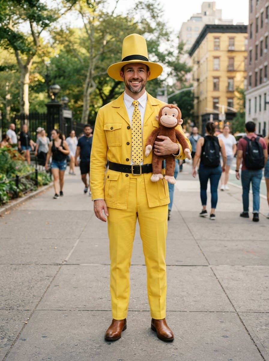 The Man in the Yellow Hat costume