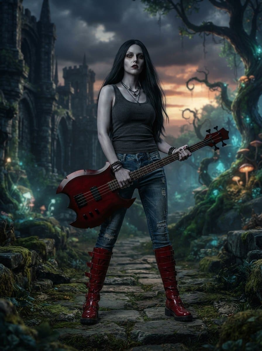 Marceline the Vampire Queen costume