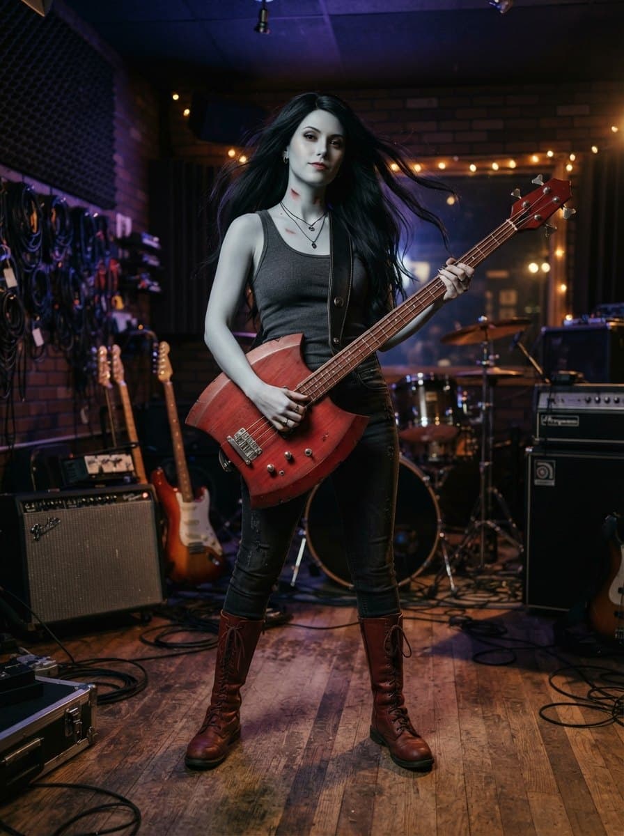 Marceline the Vampire Queen costume