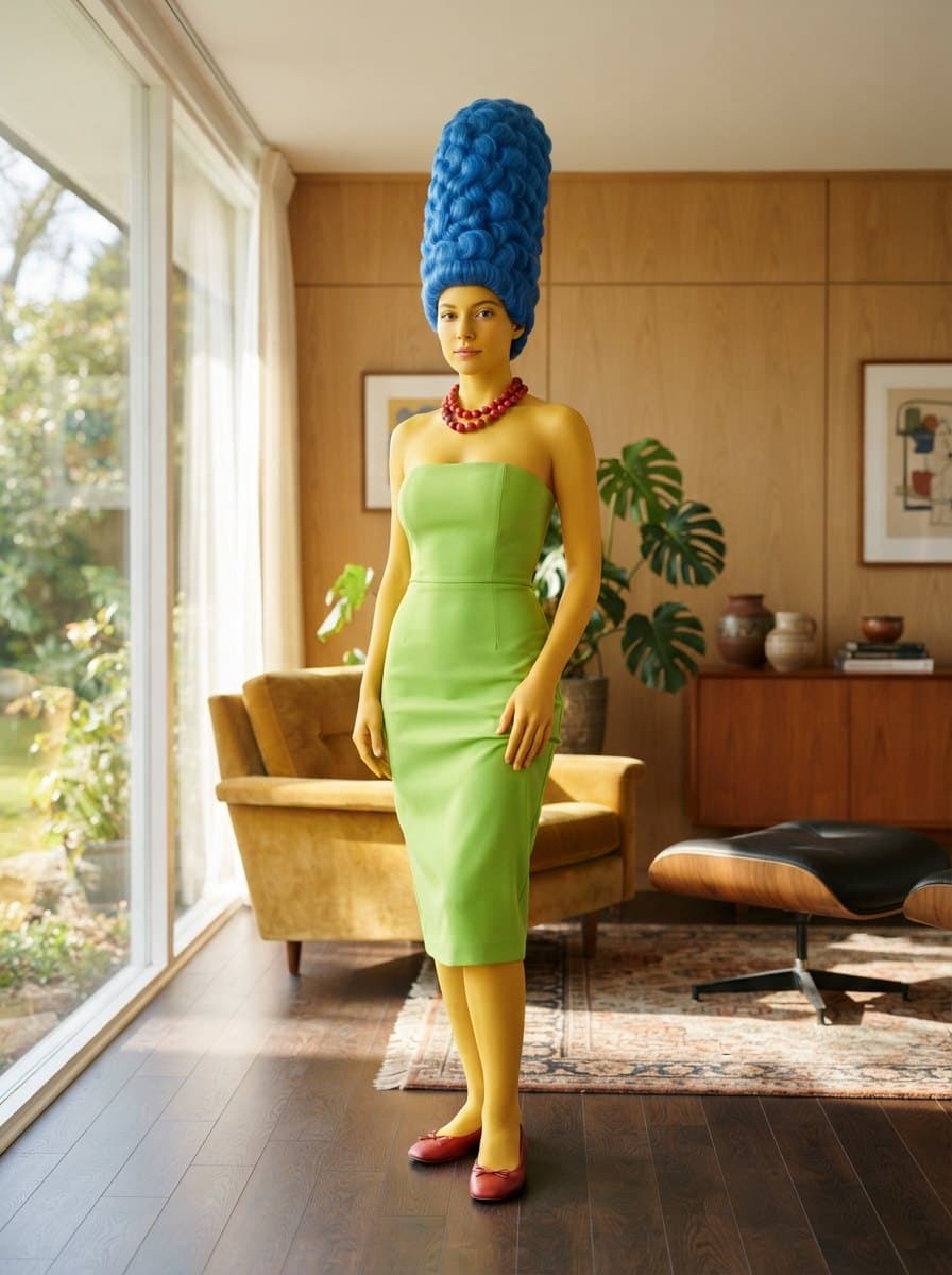 Marge Simpson costume — example look