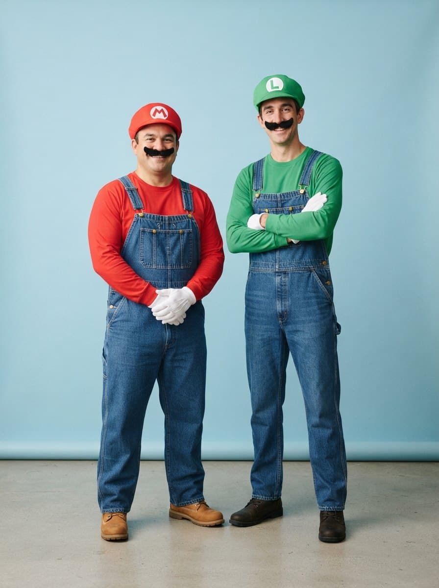Mario and Luigi costume