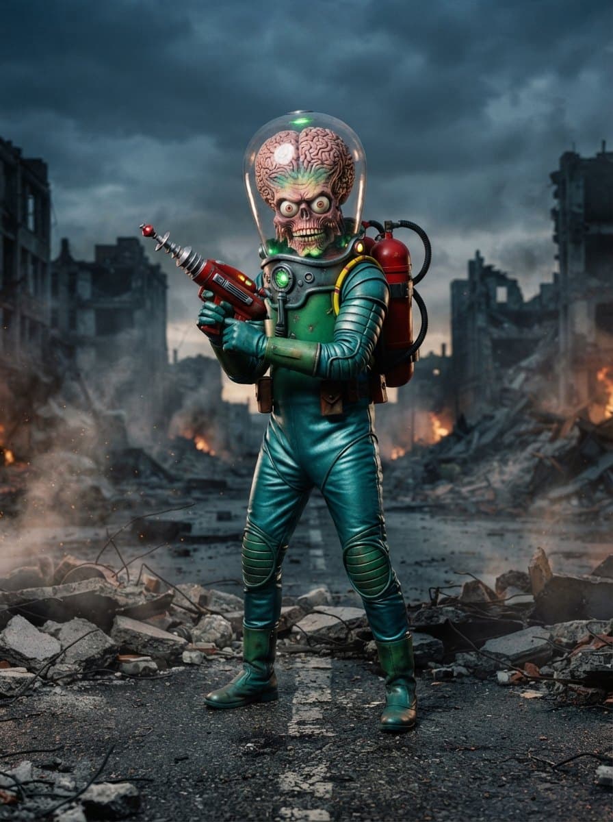 Mars Attacks Alien costume