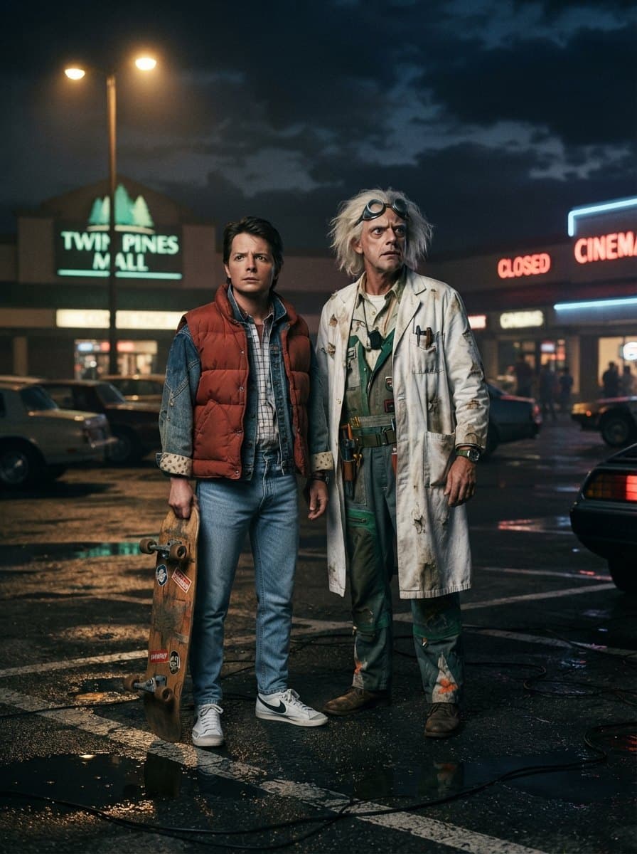 Marty McFly and Doc Brown costume