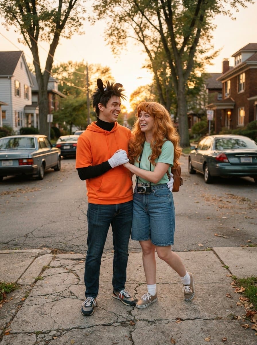 Max and Roxanne costume