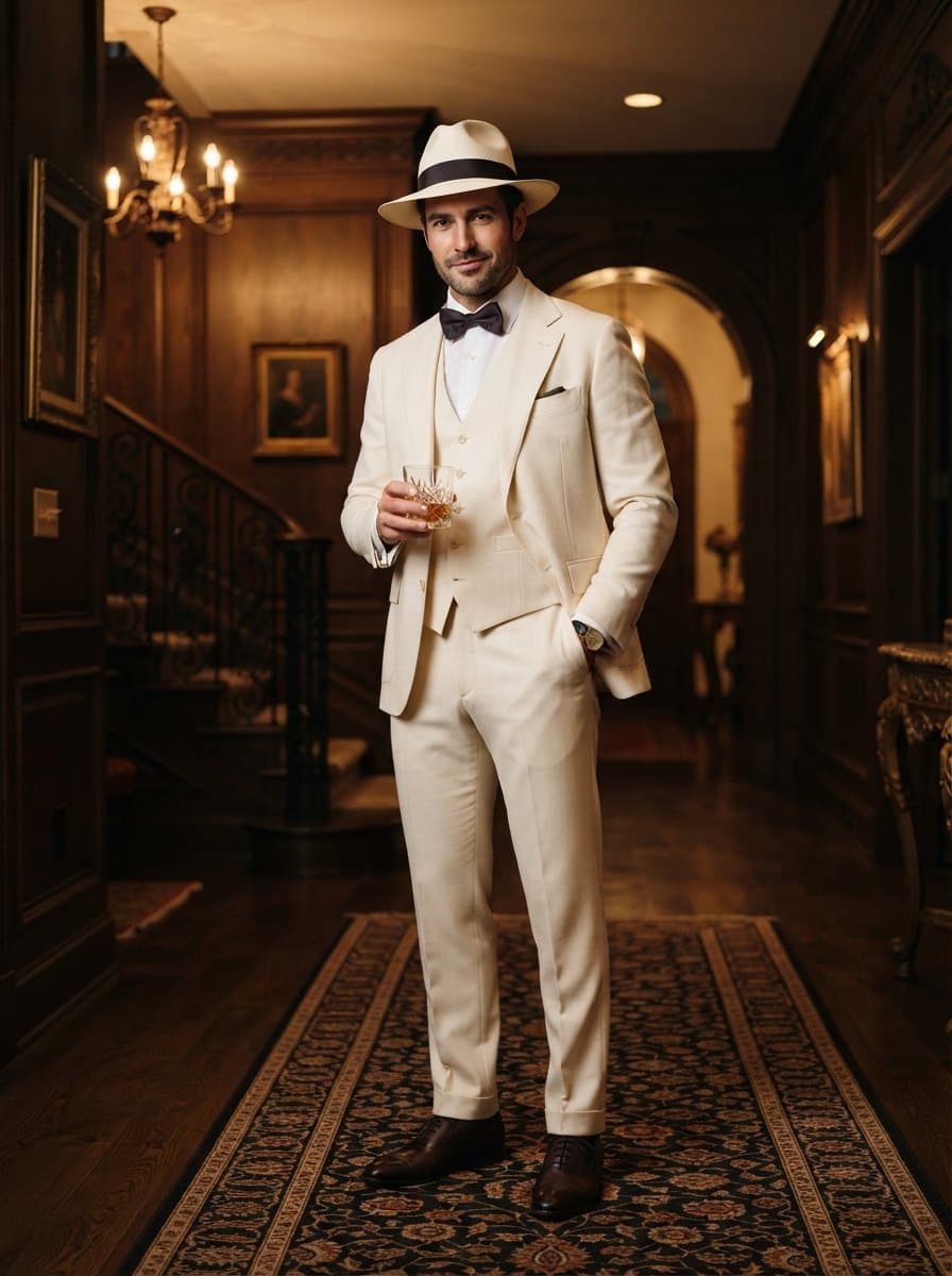Men's Great Gatsby costume — example look