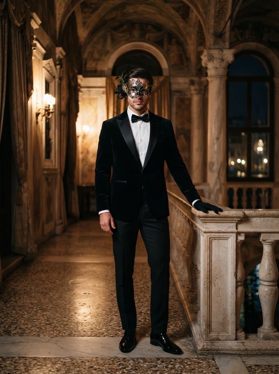 Mens Masquerade costume — example look
