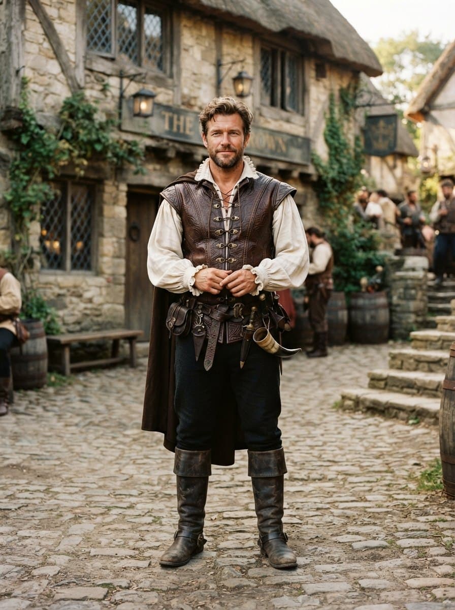 Men's Renaissance Costumes costume — example look