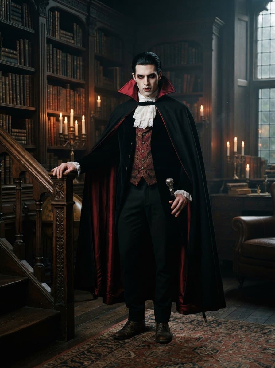 Men's Vampire costume — example look