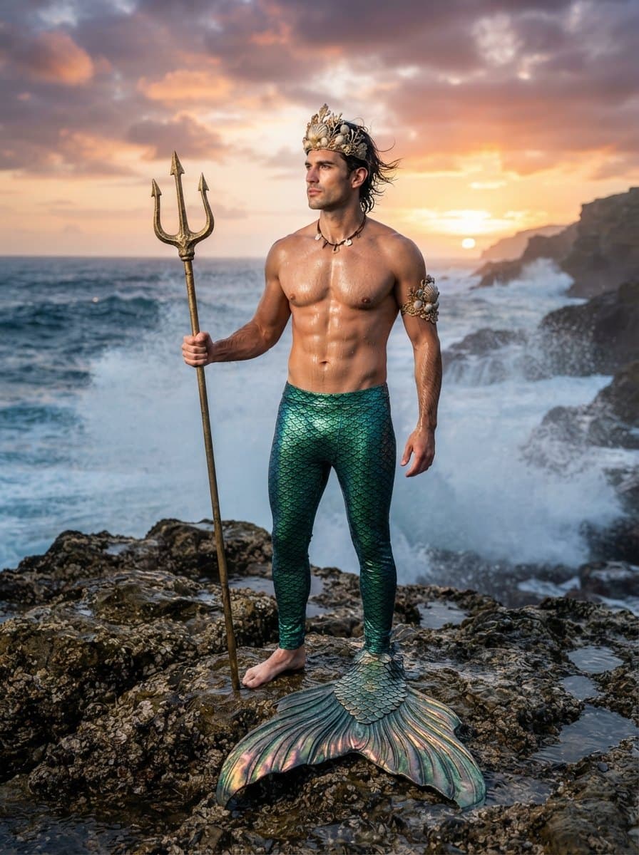 Merman costume