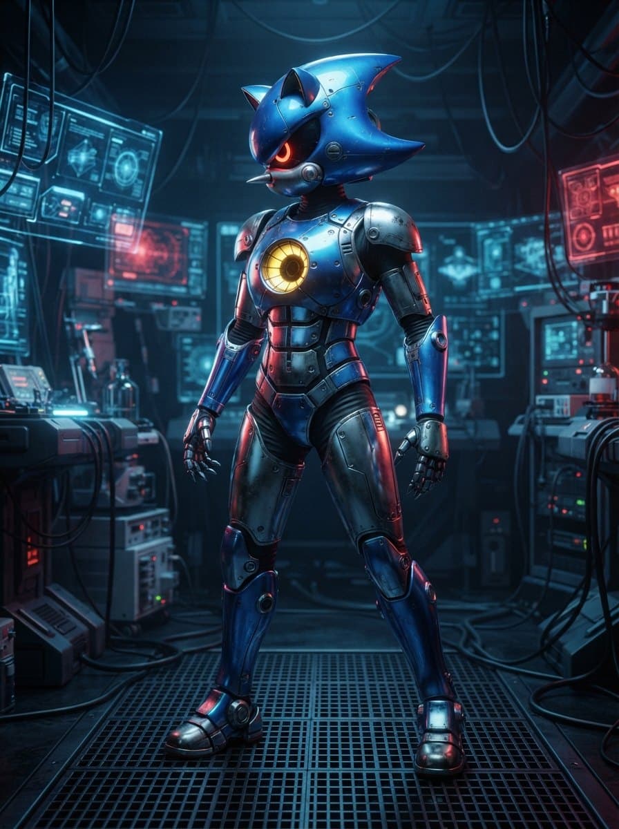 Metal Sonic costume — example look
