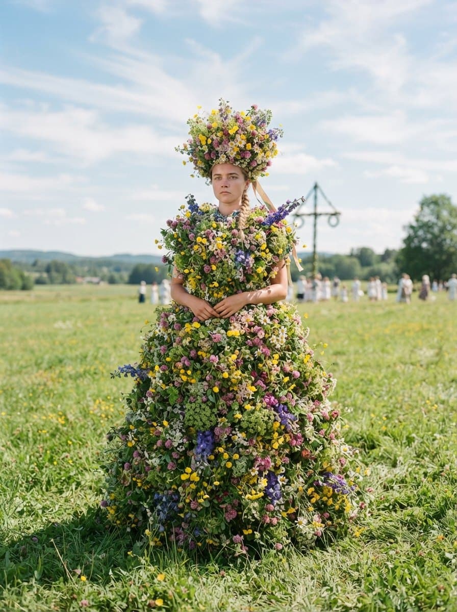 Midsommar May Queen costume