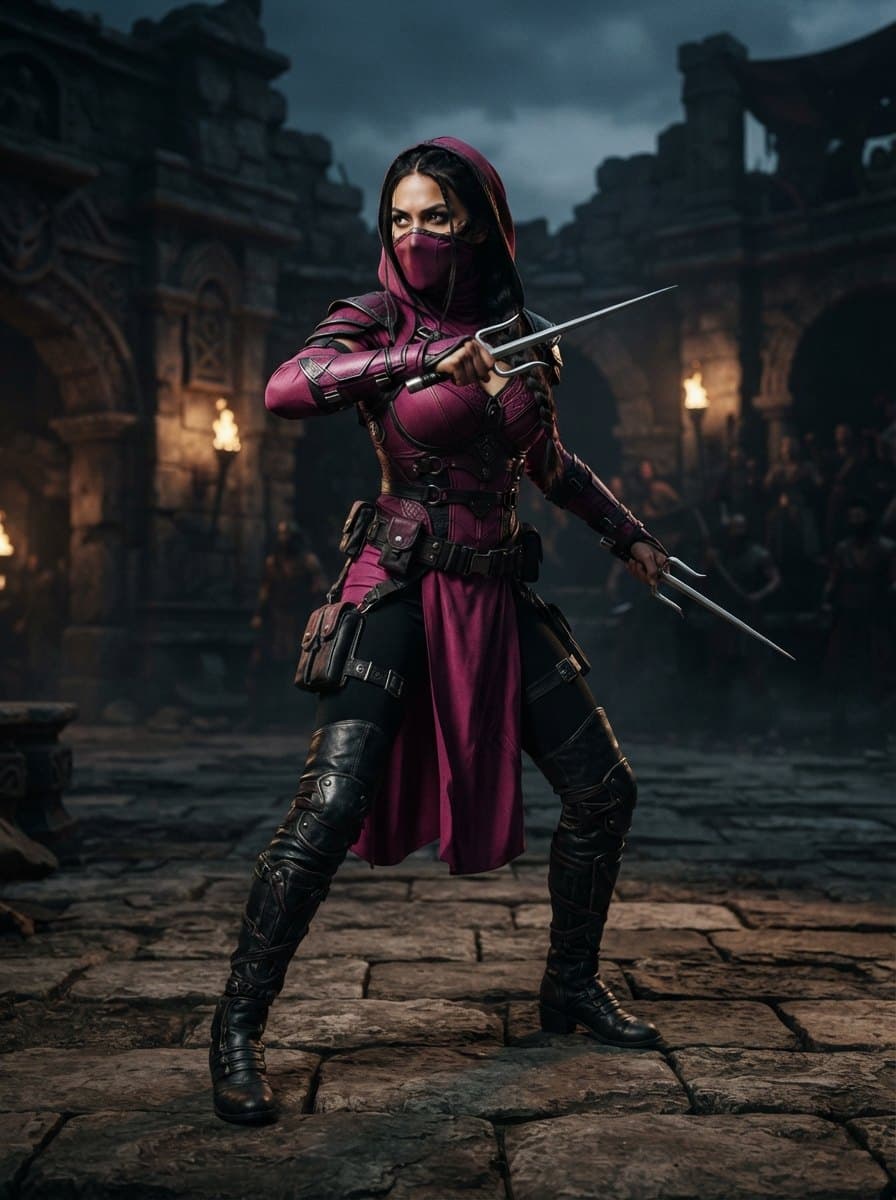 Mileena costume — example look