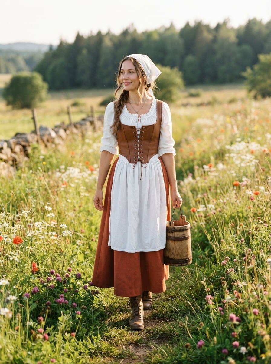 Milkmaid costume