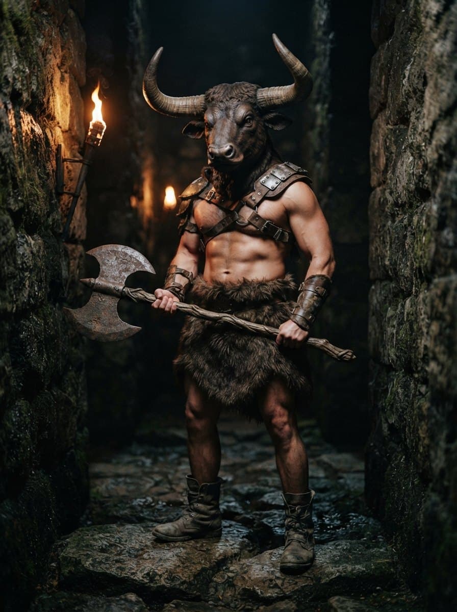 Minotaur costume — example look