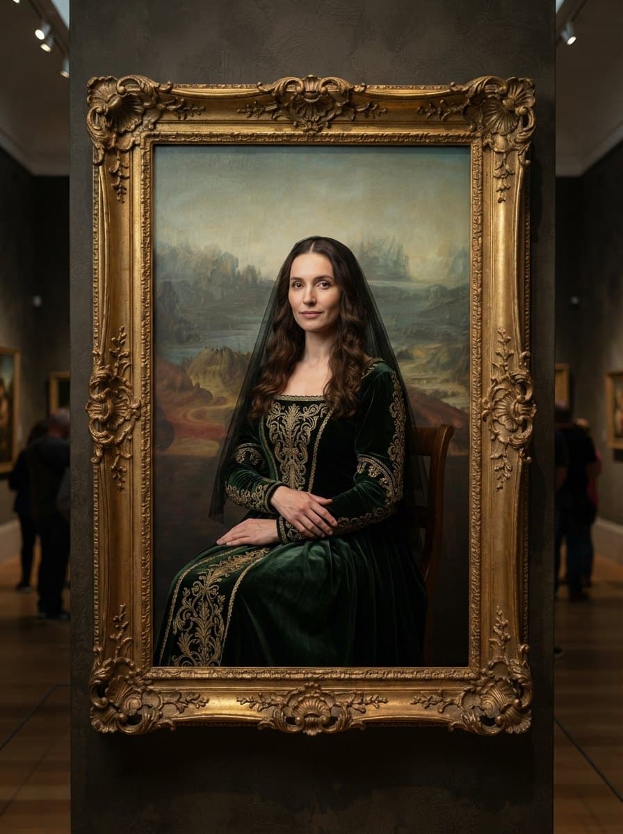 Mona Lisa costume — example look