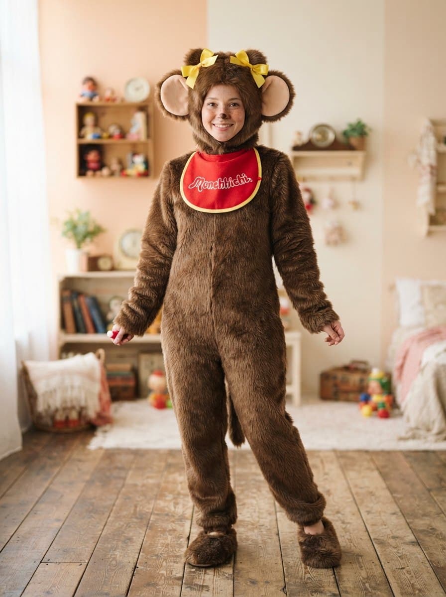 Monchhichi costume — example look