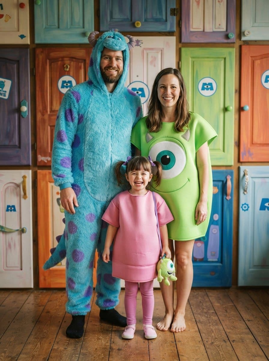 Monsters Inc. Family Costumes costume