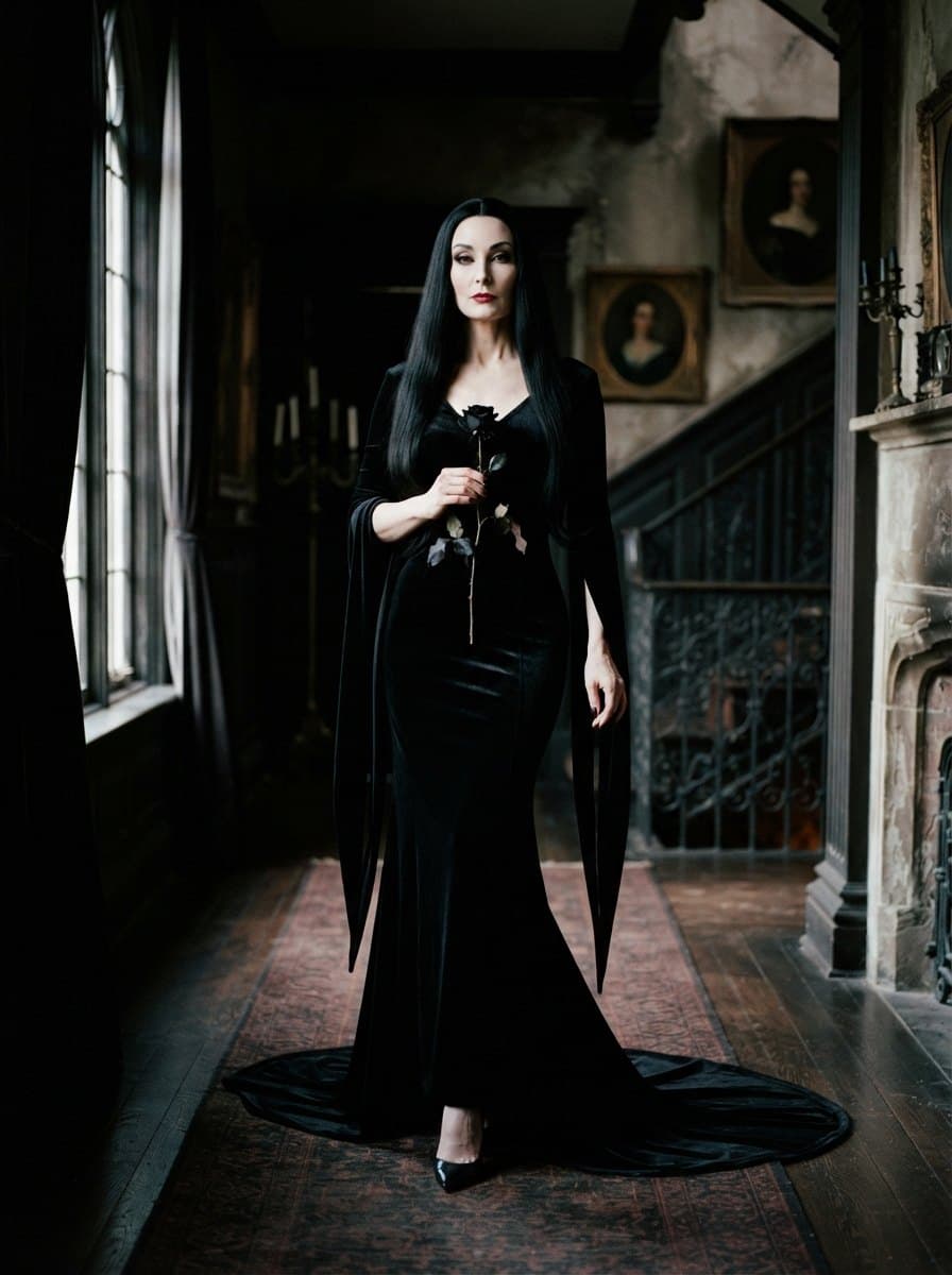 Morticia Addams costume