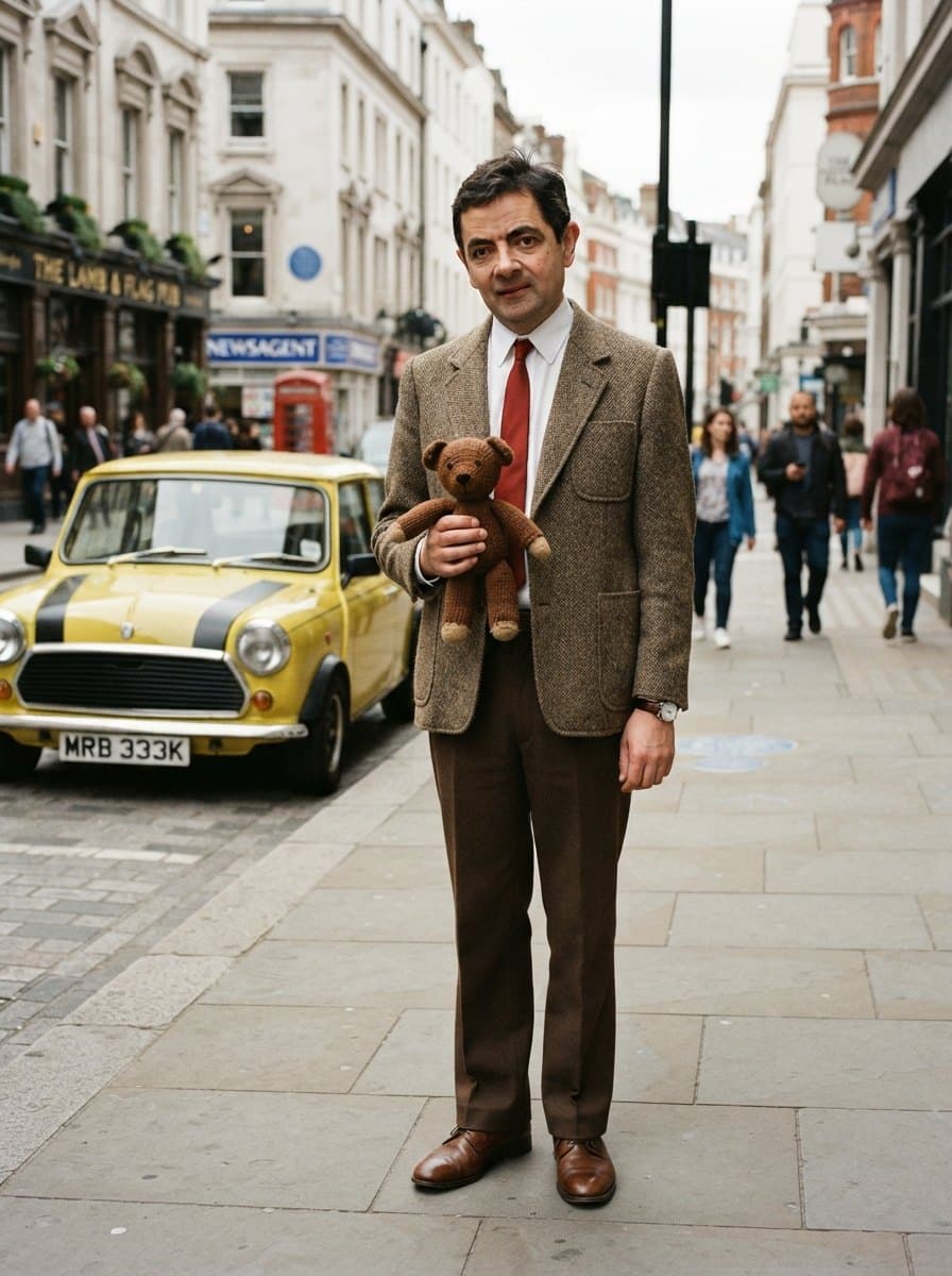 Mr. Bean costume — example look