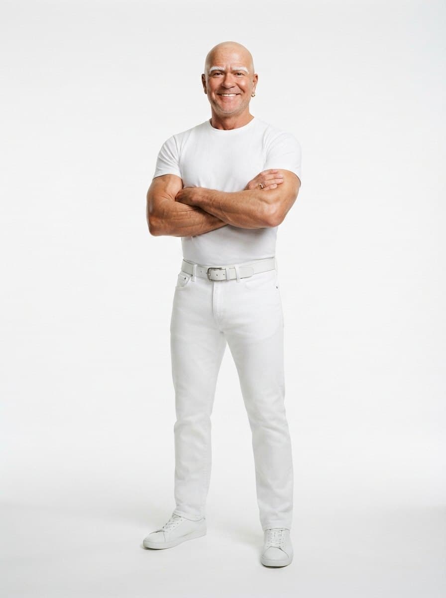 Mr. Clean costume — example look