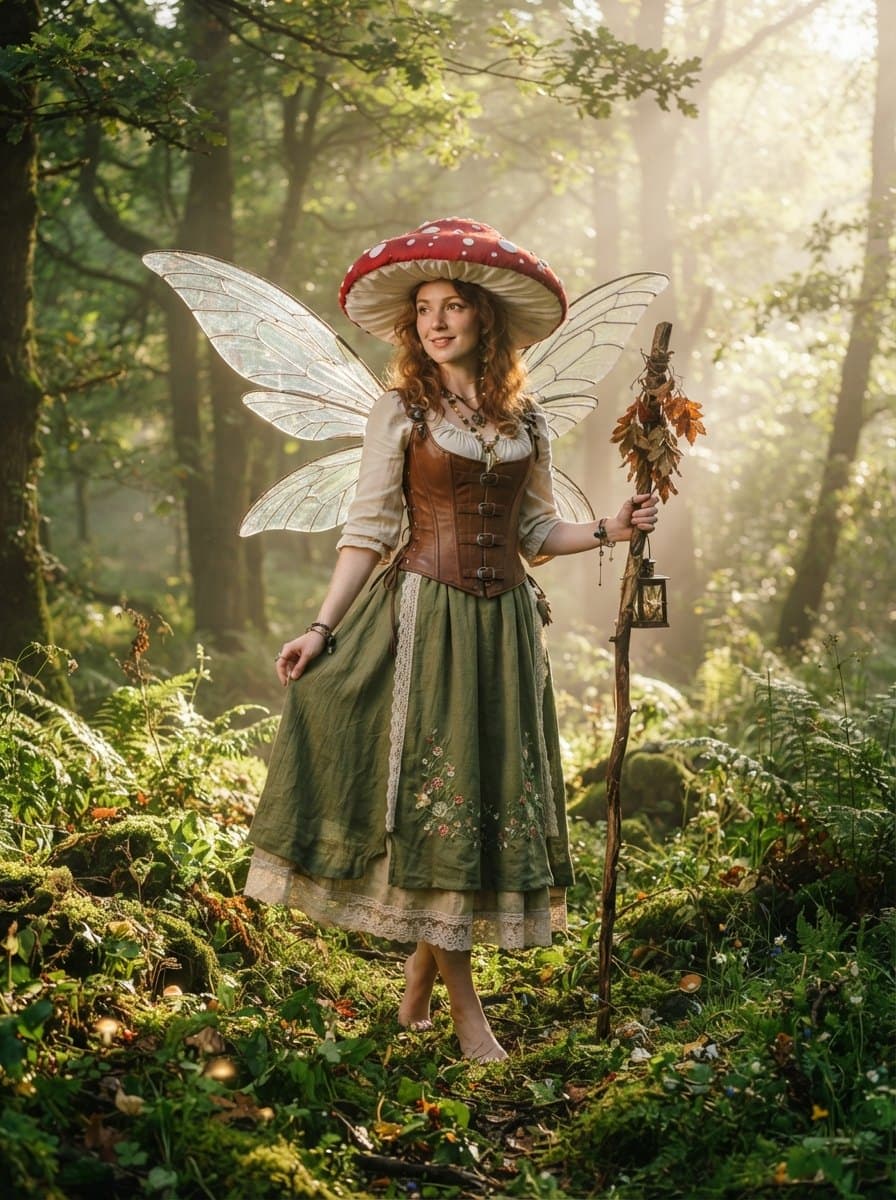 Mushroom Fairy costume — example look
