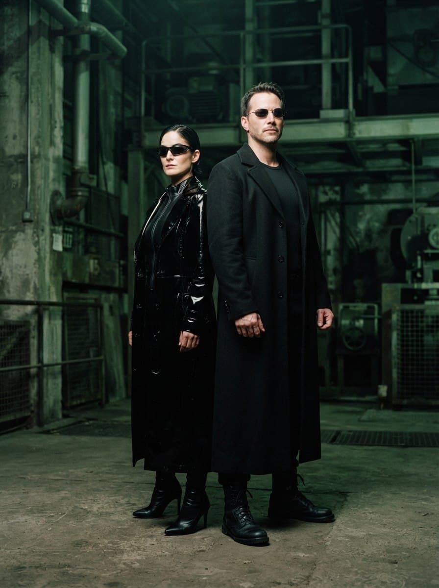 Neo and Trinity costume — example look
