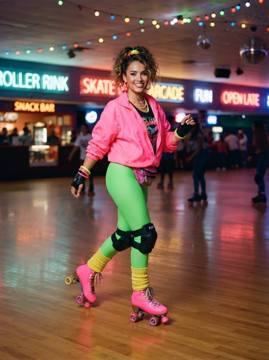 Neon costume — example look