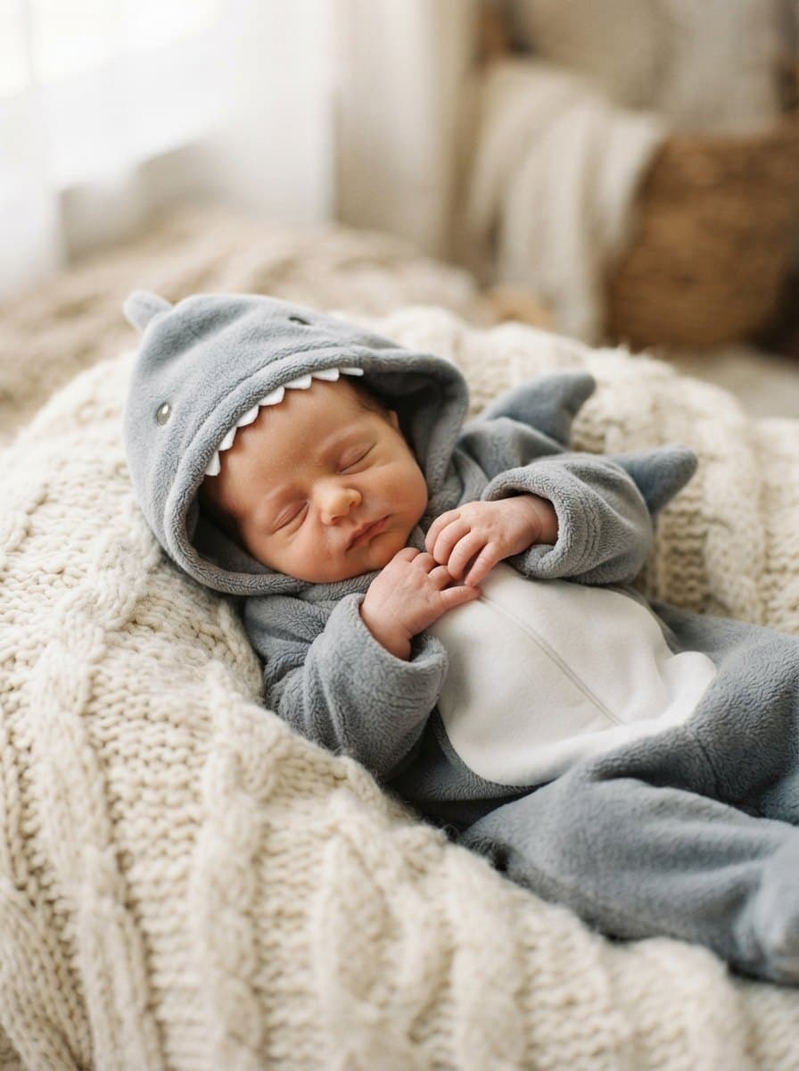 Newborn Shark costume