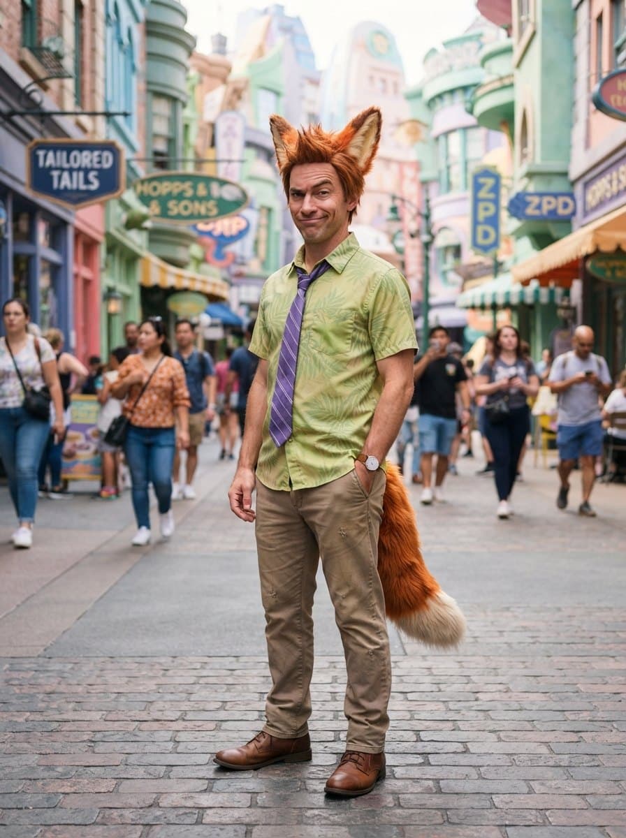 Nick Wilde costume — example look