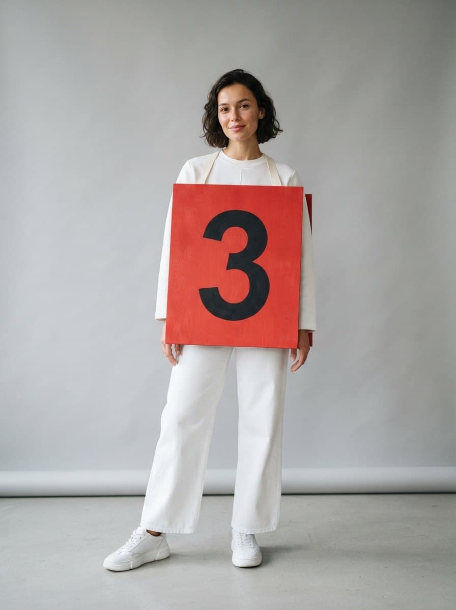 Numbers costume — example look