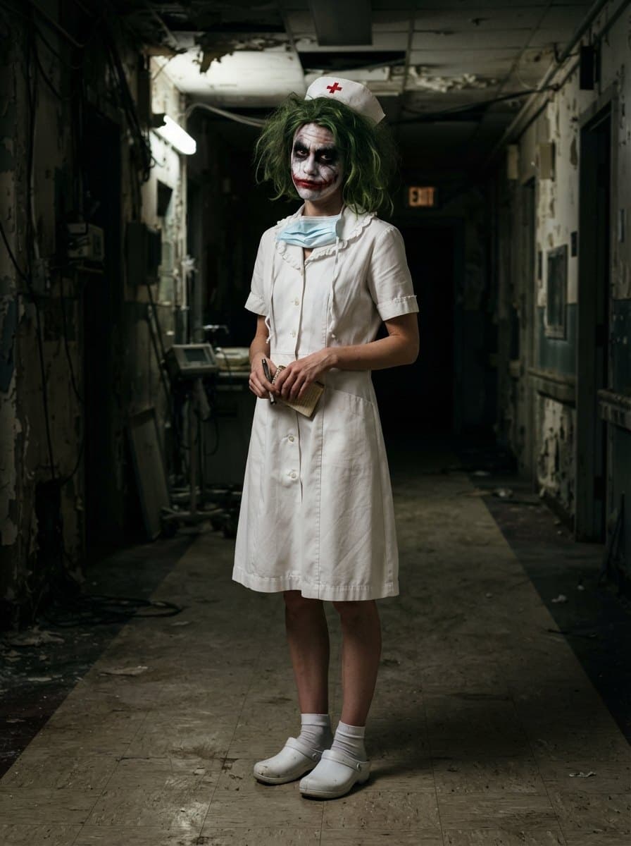 Nurse Joker costume