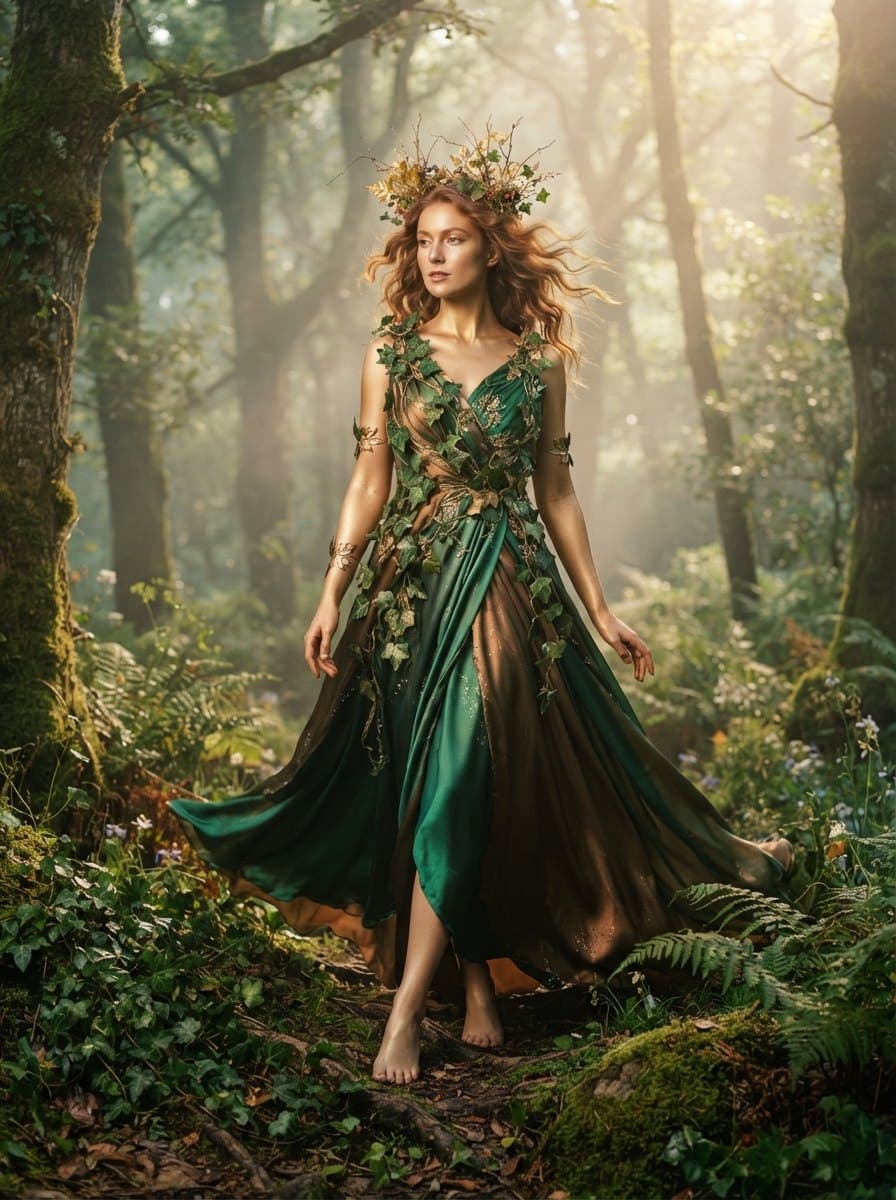 Nymph costume — example look