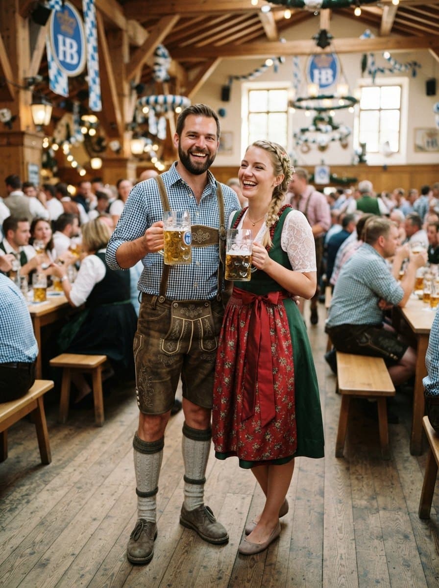 Oktoberfest costume — example look