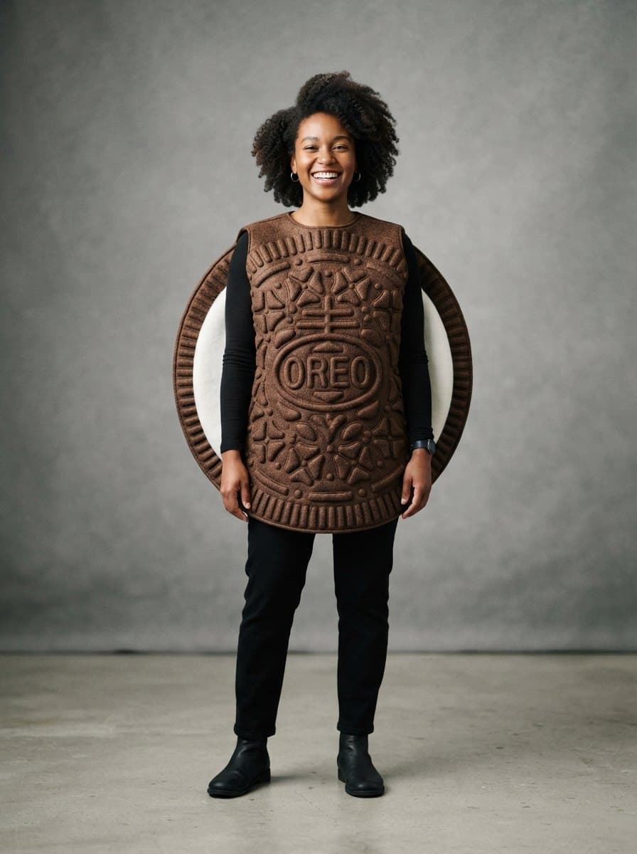 Oreo costume — example look