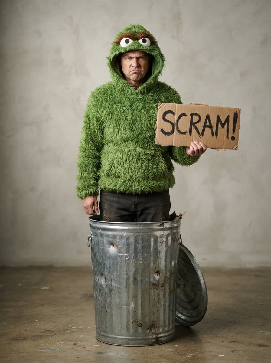 Oscar the Grouch costume