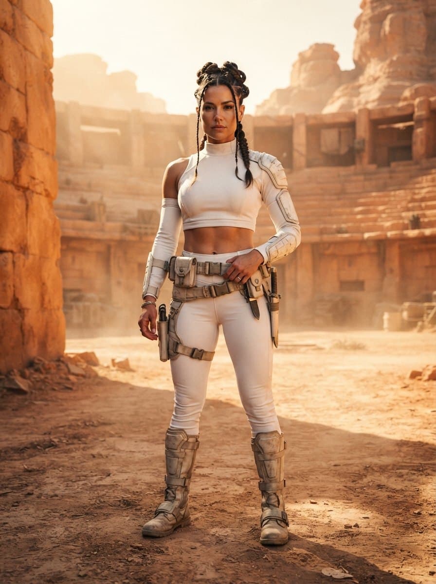 Padme Amidala White Geonosis costume