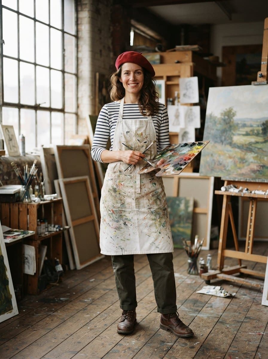 Painter costume — example look