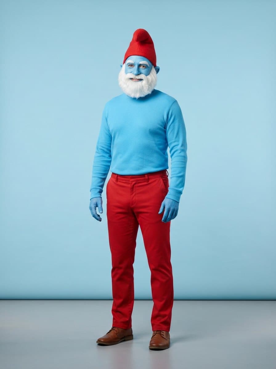 Papa Smurf costume