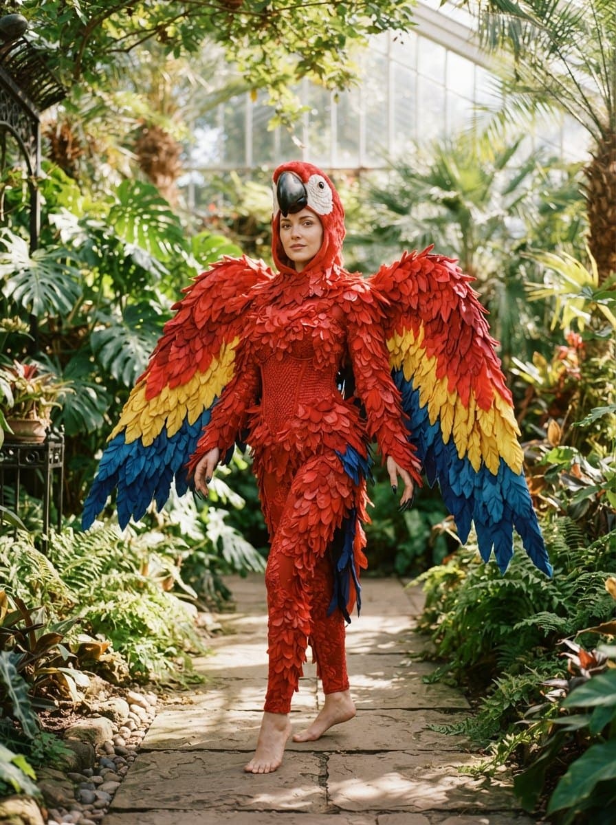 Parrot costume — example look