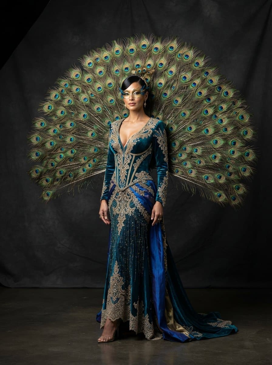 Peacock costume