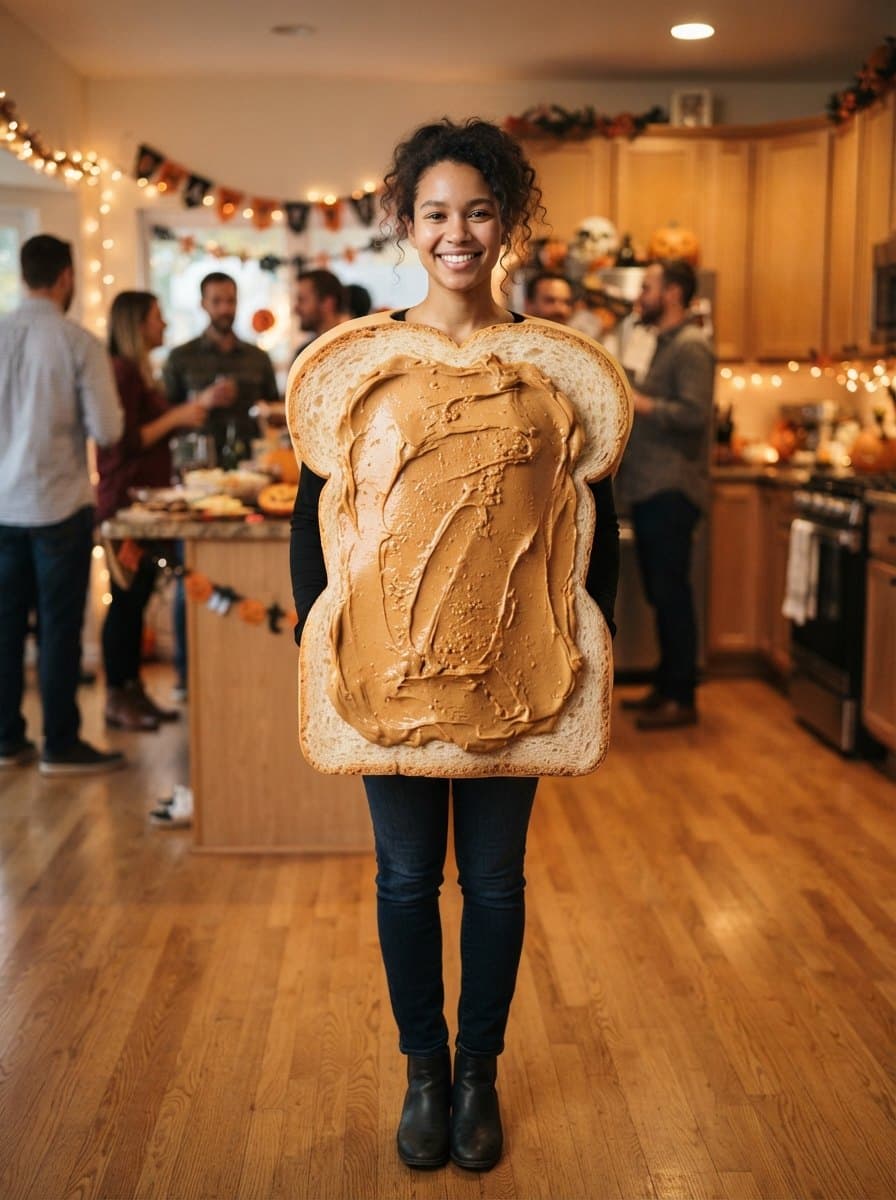 Peanut Butter costume — example look