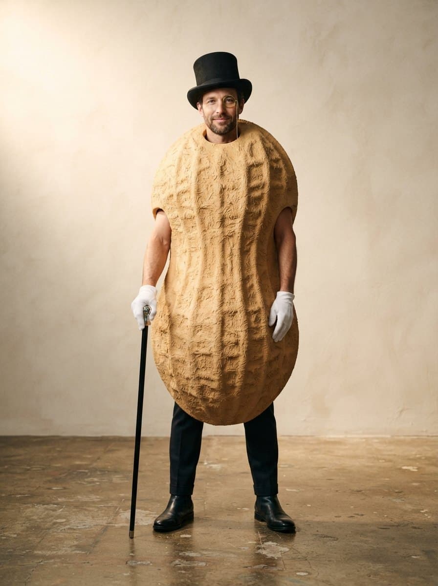 Peanut costume — example look
