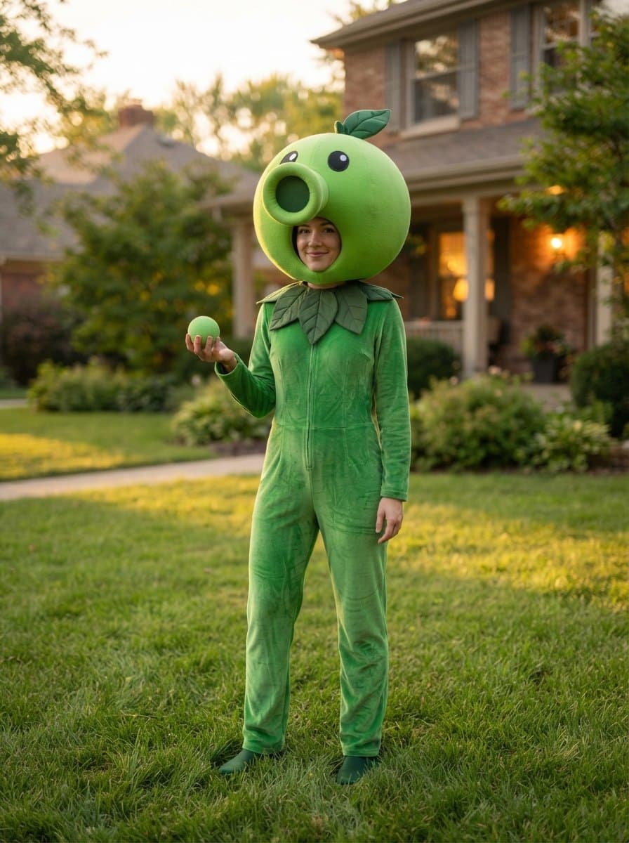 Peashooter costume — example look