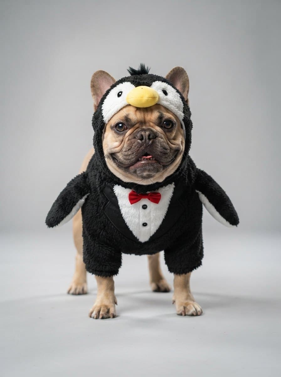 Penguin Dog Costume costume — example look